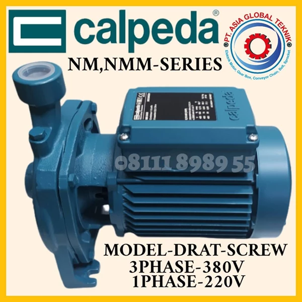 NM 10/DE 0.75KW 3PHASE 400V IN/OUT 2"/1.25" CALPEDA PUMP C/W MOTOR
