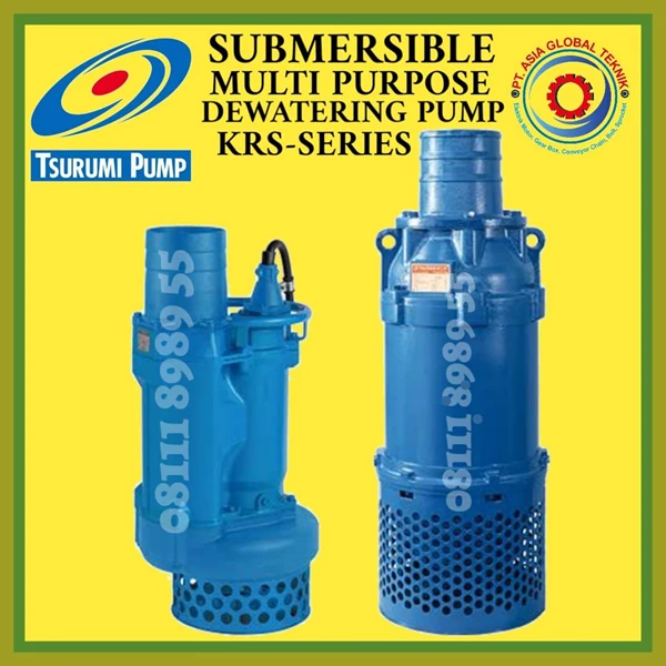  TSURUMI PUMP KRS 2-D4 / 45.5 - 5.5KW - 100MM 3PHASE SUBMERSIBLE MULTI PURPOSE