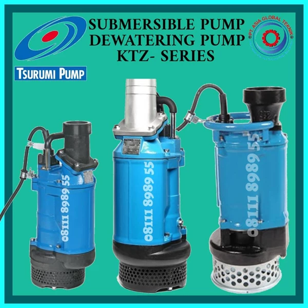 TSURUMI PUMP KTZ 21.5 - 1.5KW BORE 50MM SUBMERSIBLE PUMP - KTZ SERIES