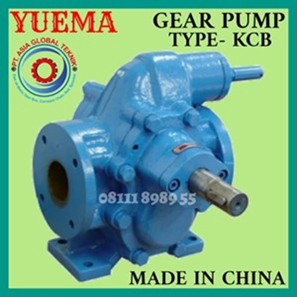 KCB 33.3/2.2KW FOR OIL INLET-OUTLET G3/4" YUEMA GEARPUMP CAST IRON